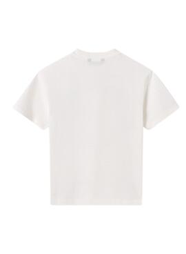 Camiseta Mayoral Tenis Blanco Para Niño