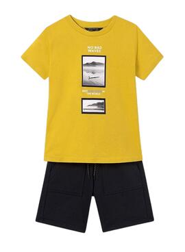 Conjunto Mayoral Waves Amarillo Para Niño