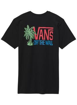 Camiseta Vans Palm Lines Negro Para Hombre