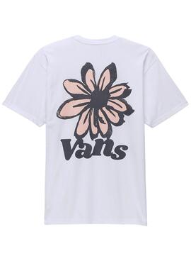 Camiseta Vans Brush Petal Blanco Para Hombre