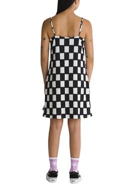 Vestido Vans Venton Checker Blanco y Negro Para Mujer