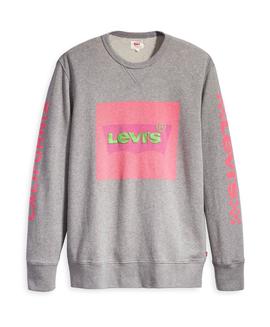 Sudadera Levis Graphic HM Gris Hombre