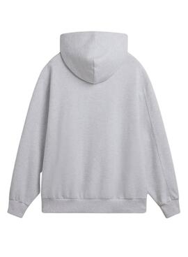 Sudadera Vans Elevated Gris Para Mujer