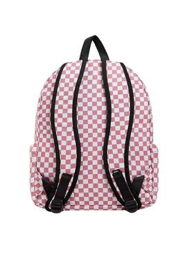 Mochila Vans Old Skool Check Rosa Para Mujer