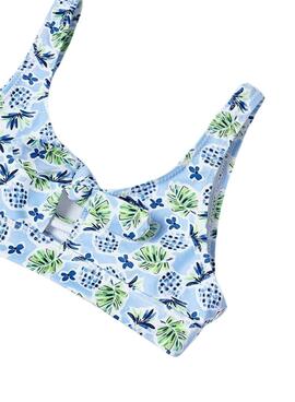 Bikini Mayoral Estampado Azul Para Niña