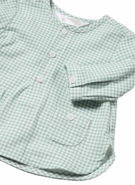 Conjunto Mayoral Pantalón Corto Verde Para Bebé