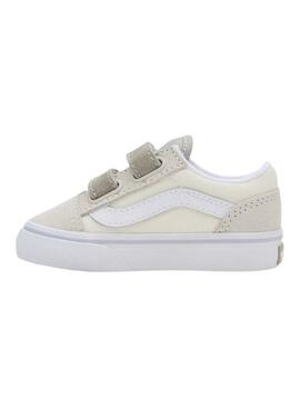 Zapatillas Vans Old Skool Gris Bebé