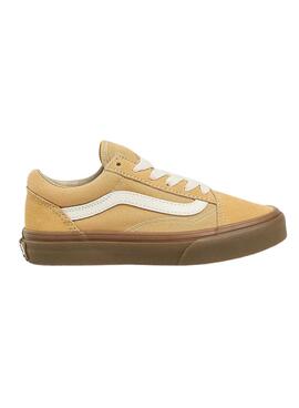 Zapatillas Vans Old Skool Camel Para Niño y Niña