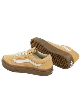 Zapatillas Vans Old Skool Camel Para Niño y Niña