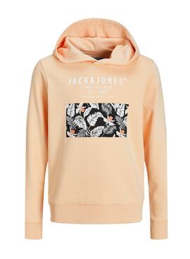 Sudadera Jack and Jones Chill Naranja Para Niño