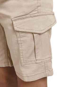 Bermudas Jack and Jones Joe Cargo Beige Niño