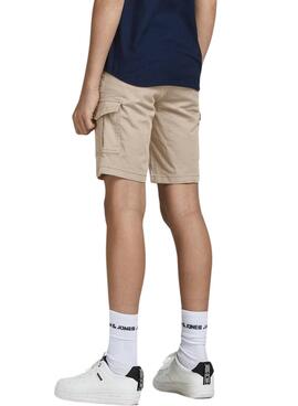 Bermudas Jack and Jones Joe Cargo Beige Niño