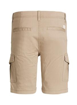 Bermudas Jack and Jones Joe Cargo Beige Niño