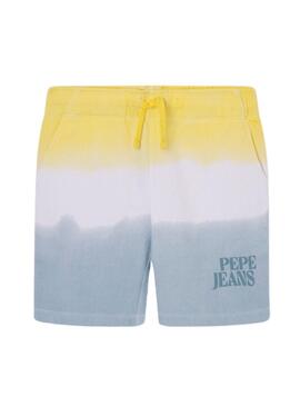Bermuda Pepe Jeans Telio Amarillo Para Niño