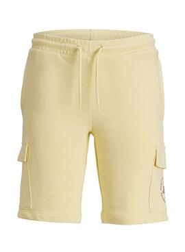 Bermudas Jack and Jones Swift Amarillo Para Niño