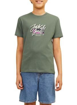 Camiseta Jack and Jones Tampa Fast Verde