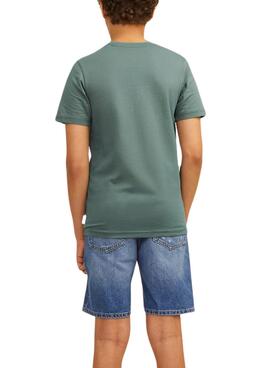 Camiseta Jack and Jones Tampa Verde Para Niño