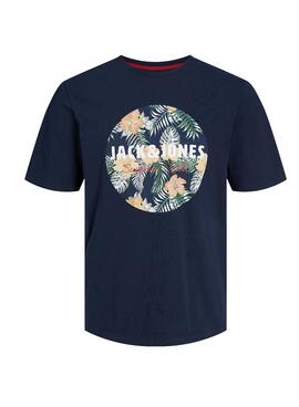 Camiseta Jack and Jones Chill Marino Para Niño
