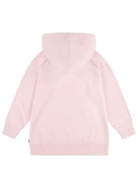 Sudadera Levis Hoodie Chalkpink Rosa Para Niña