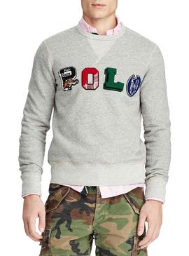 Sudadera Polo Ralph Lauren Loft Gris Hombre