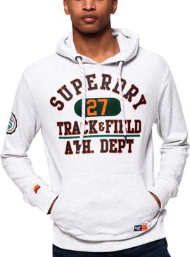 Sudadera Superdry Track And Field Lite Gris Hombre