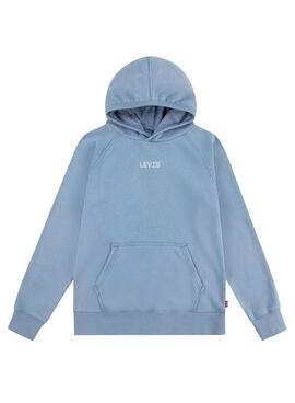 Sudadera Levis Lived In Hoodie Azul Para Niño