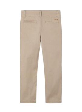 Pantalón Mayoral Chino Básico Slim Beige Para Niño