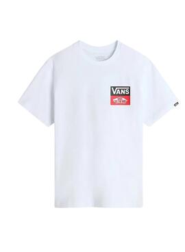 Camiseta Vans OG Logo Blanco Para Niños