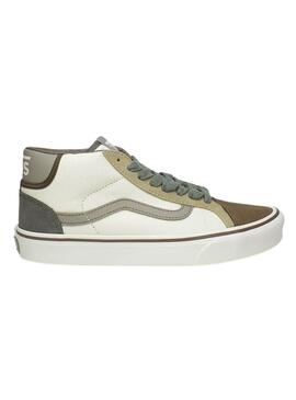 Zapatillas Vans Mid Skool 37 Blanco Para Hombre