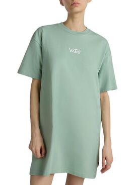 Vestido Vans Center Verde  Para Mujer