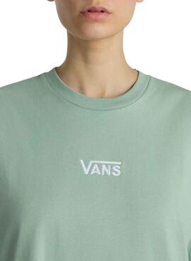 Vestido Vans Center Verde  Para Mujer