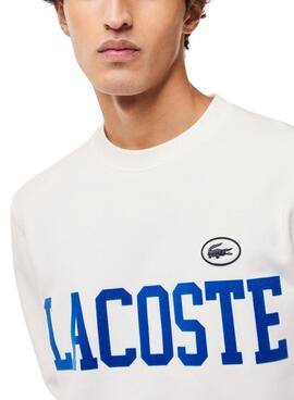 Sudadera Lacoste Iconics Blanco Para Hombre