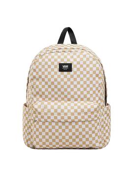 Mochila Vans Old Skool Check Amarillo Para Mujer