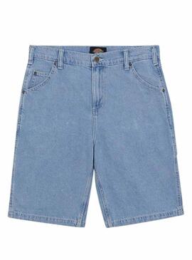 Bermuda Dickies Garyville Denim Azul Para Hombre