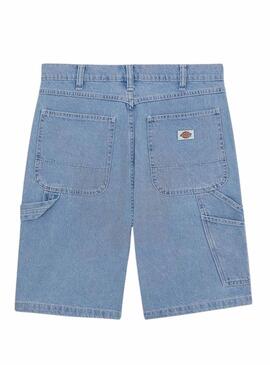 Bermuda Dickies Garyville Denim Azul Para Hombre