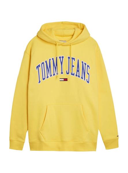 sudadera tommy hilfiger amarilla