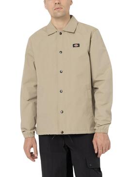 Chaqueta Dickies Oakport Coach Beige Para Hombre