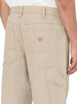 Pantalón Carpenter Dickies Duck Pant Beige Para Hombre