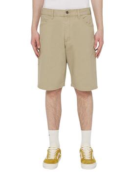 Bermuda Dickies Duck Canvas Short Beige Para Hombre