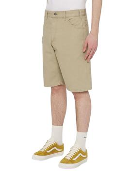 Bermuda Dickies Duck Canvas Short Beige Para Hombre