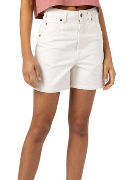 Short Dickies Duck Canvas Carpenter Blanco Para Mujer