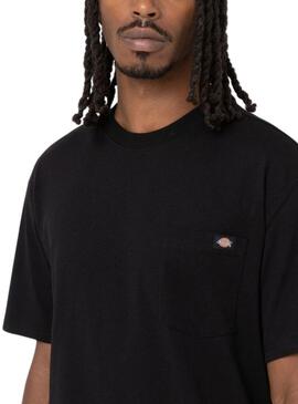 Camiseta Dickies Luray Pocket Negro Para Hombre