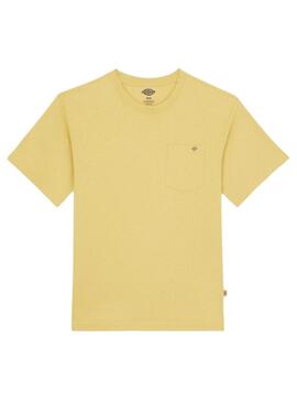 Camiseta Dickies Luray Pocket Amarillo Para Hombre