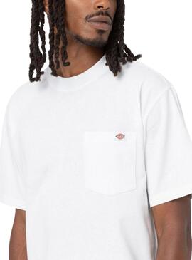 Camiseta Dickies Luray Pocket Blanco Para Hombre