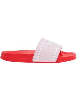 Chanclas Pepe Jeans Slider Rojo Para Niña