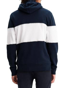 Sudadera Levis Reflective Hoodie Azul Hombre