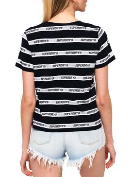 Camiseta Superdry Cote Stripe Marino