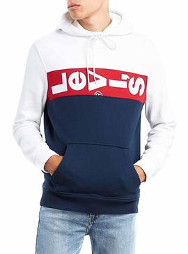 Sudadera Levis Panel Oversized Tricolor Hombre