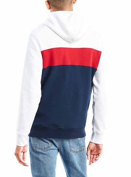 Sudadera Levis Panel Oversized Tricolor Hombre