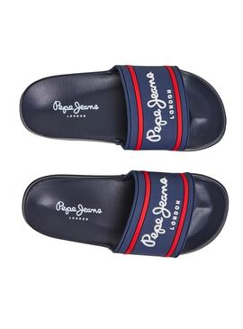 Chanclas Pepe Jeans Slider Marino Para Niño